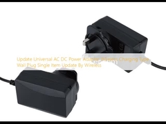 به روز رسانی جهانی AC DC Power Adapter نوع شارژ بی سیم پلگ دیواری تک آیتم به روز رسانی با بی سیم