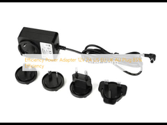 کارایی آداپتور برق 12 ولت 2 آمپر ایالات متحده اتحادیه اروپا انگلستان AU پلاگین 85 درصد کارایی