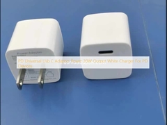 PD Universal Usb C Adapter Power 20W Output White Charger برای دستگاه های PD